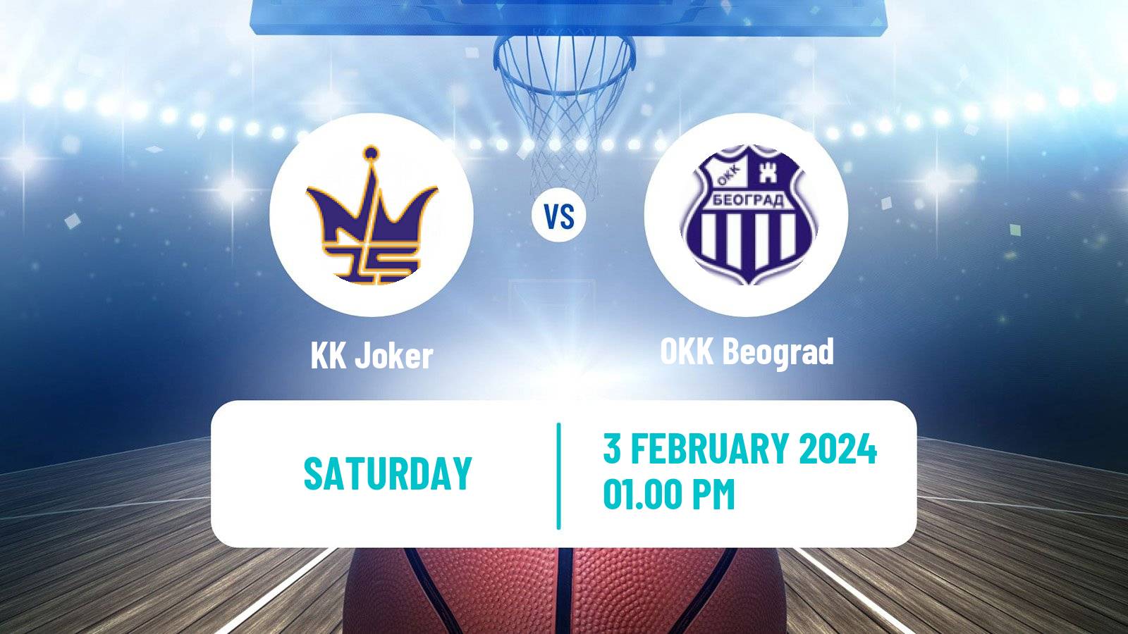 Basketball Serbian First League Basketball Joker - OKK Beograd