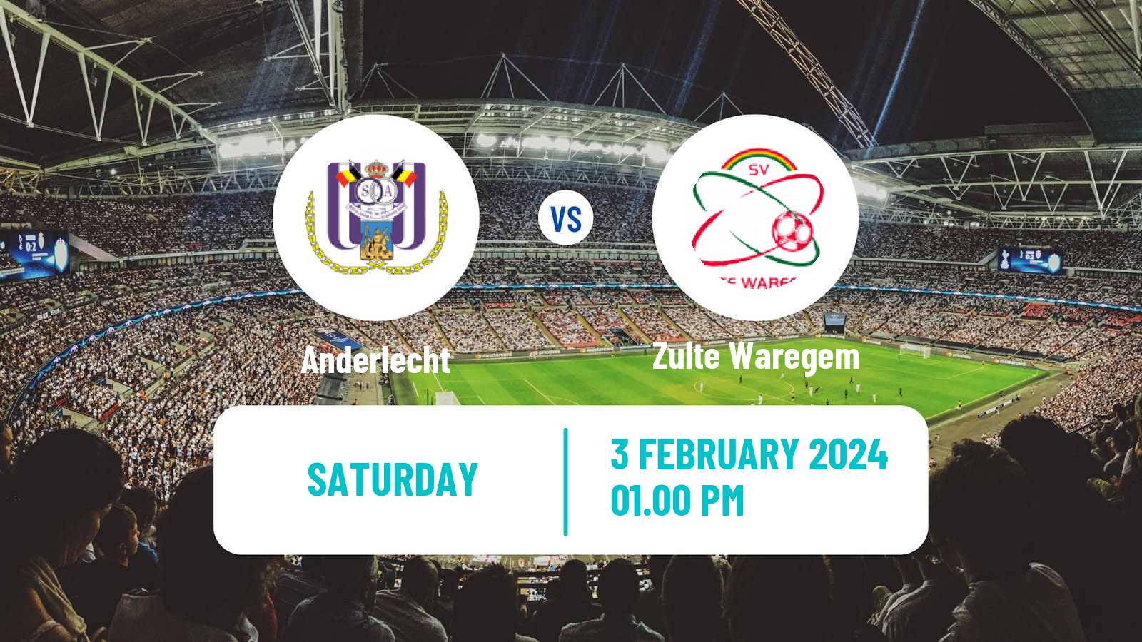 Soccer Belgian Super League Women Anderlecht - Zulte Waregem