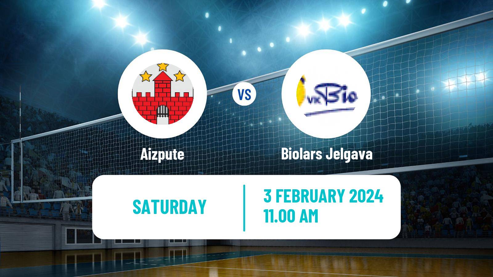 Volleyball Latvian Nacionala Liga Volleyball Aizpute - Biolars Jelgava