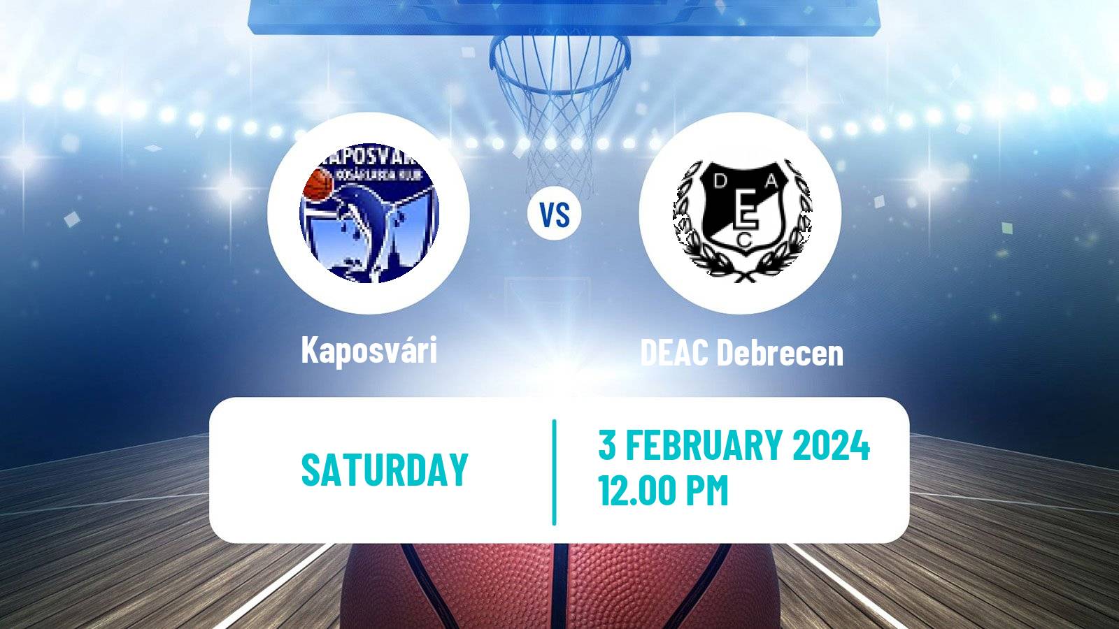 Basketball Hungarian NB I Basketball Kaposvári - DEAC Debrecen