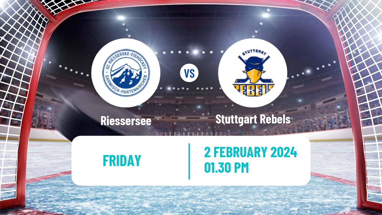 Hockey German Oberliga South Hockey Riessersee - Stuttgart Rebels
