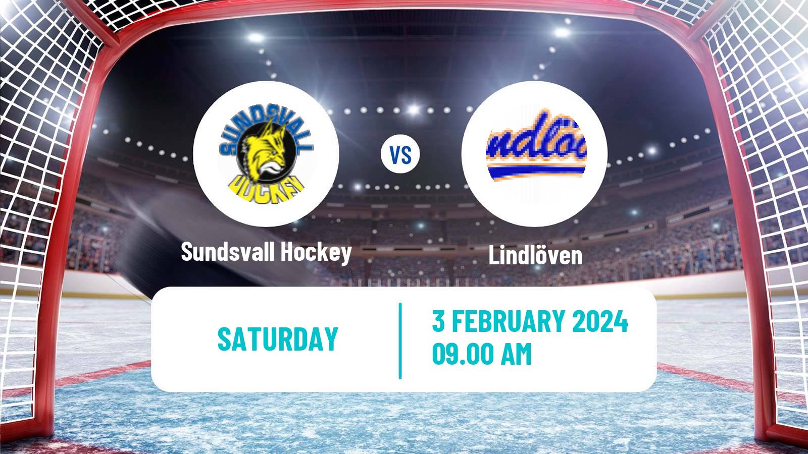 Hockey Swedish HockeyEttan Norra Sundsvall Hockey - Lindlöven