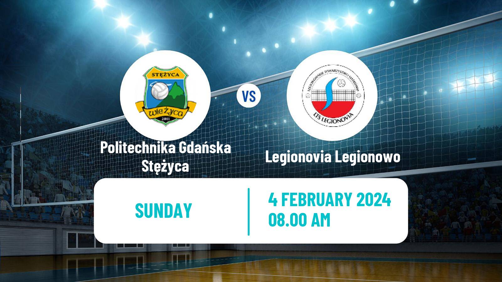 Volleyball Polish I Liga Volleyball Women Politechnika Gdańska Stężyca - Legionovia Legionowo