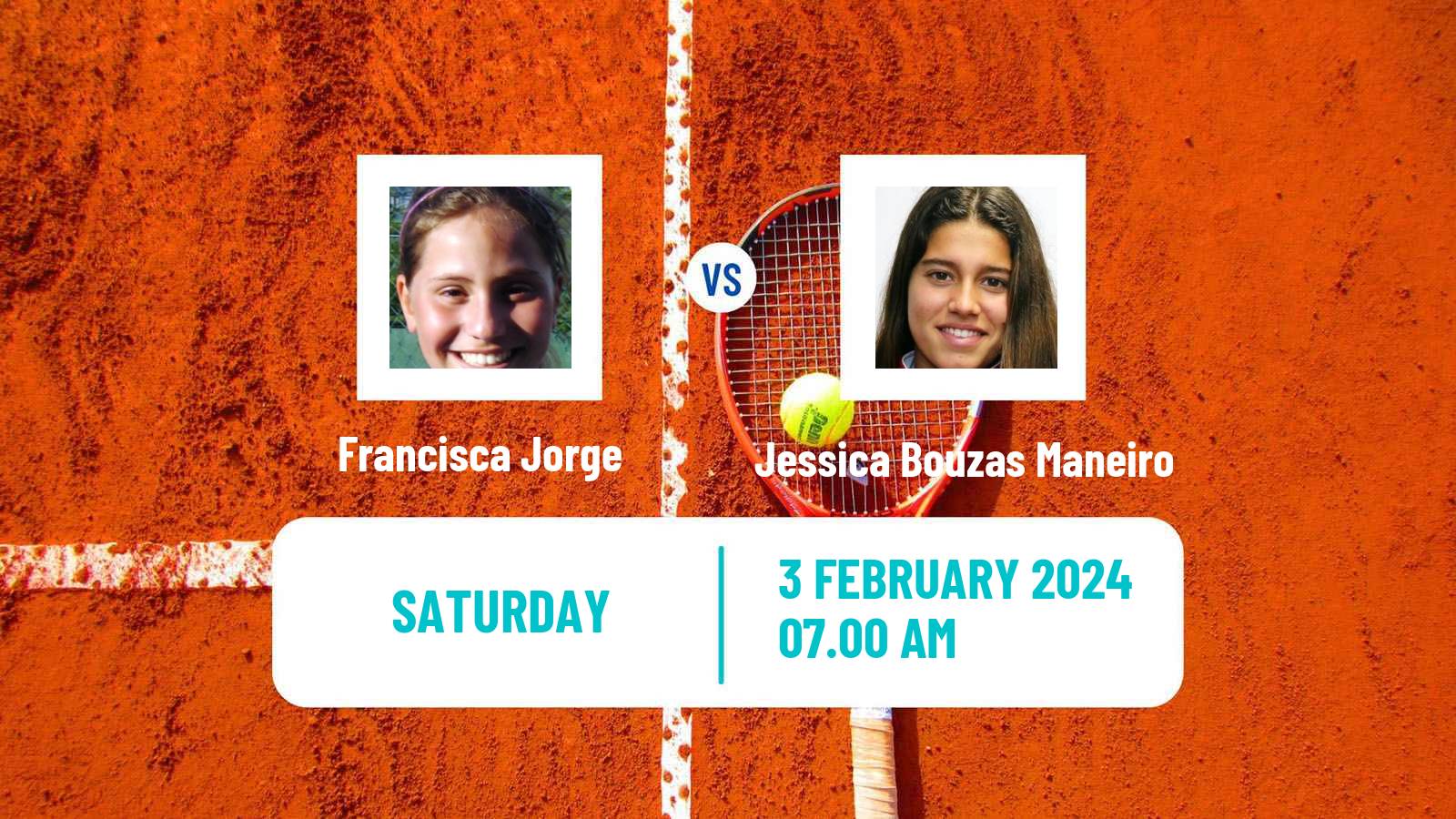 Tennis ITF W50 Porto Women Francisca Jorge - Jessica Bouzas Maneiro