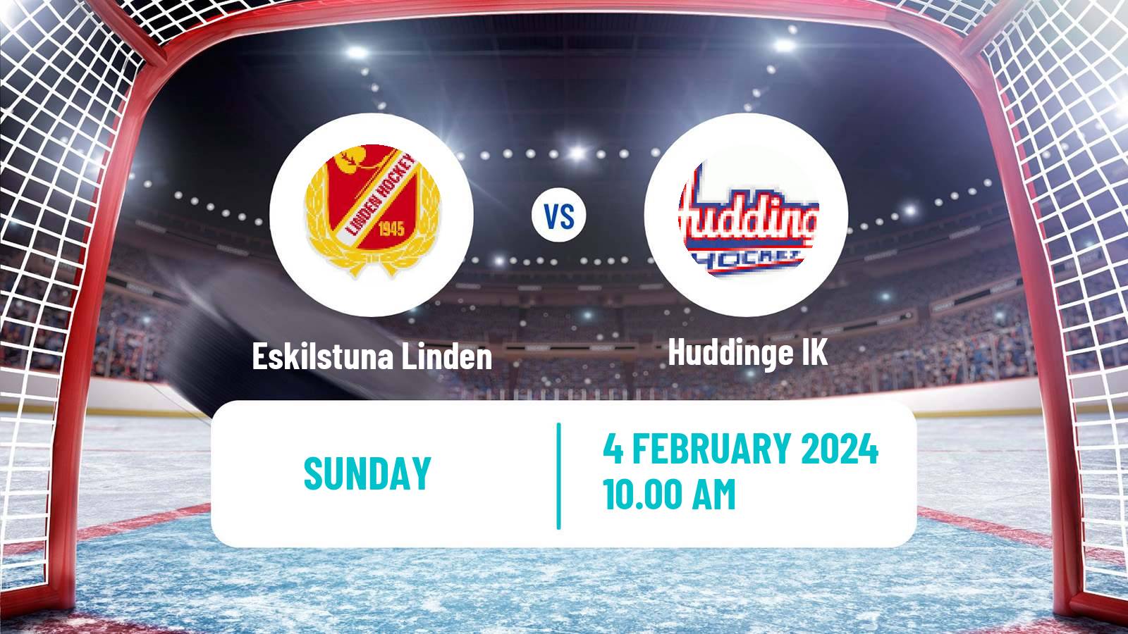 Hockey Swedish HockeyEttan Sodra Var Eskilstuna Linden - Huddinge