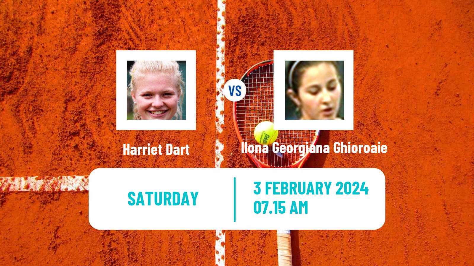 Tennis WTA Cluj Napoca Harriet Dart - Ilona Georgiana Ghioroaie