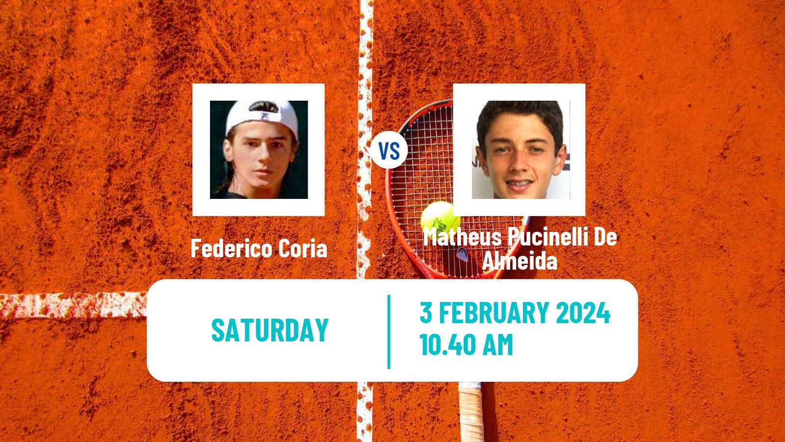 Tennis Piracicaba Challenger Men Federico Coria - Matheus Pucinelli De Almeida