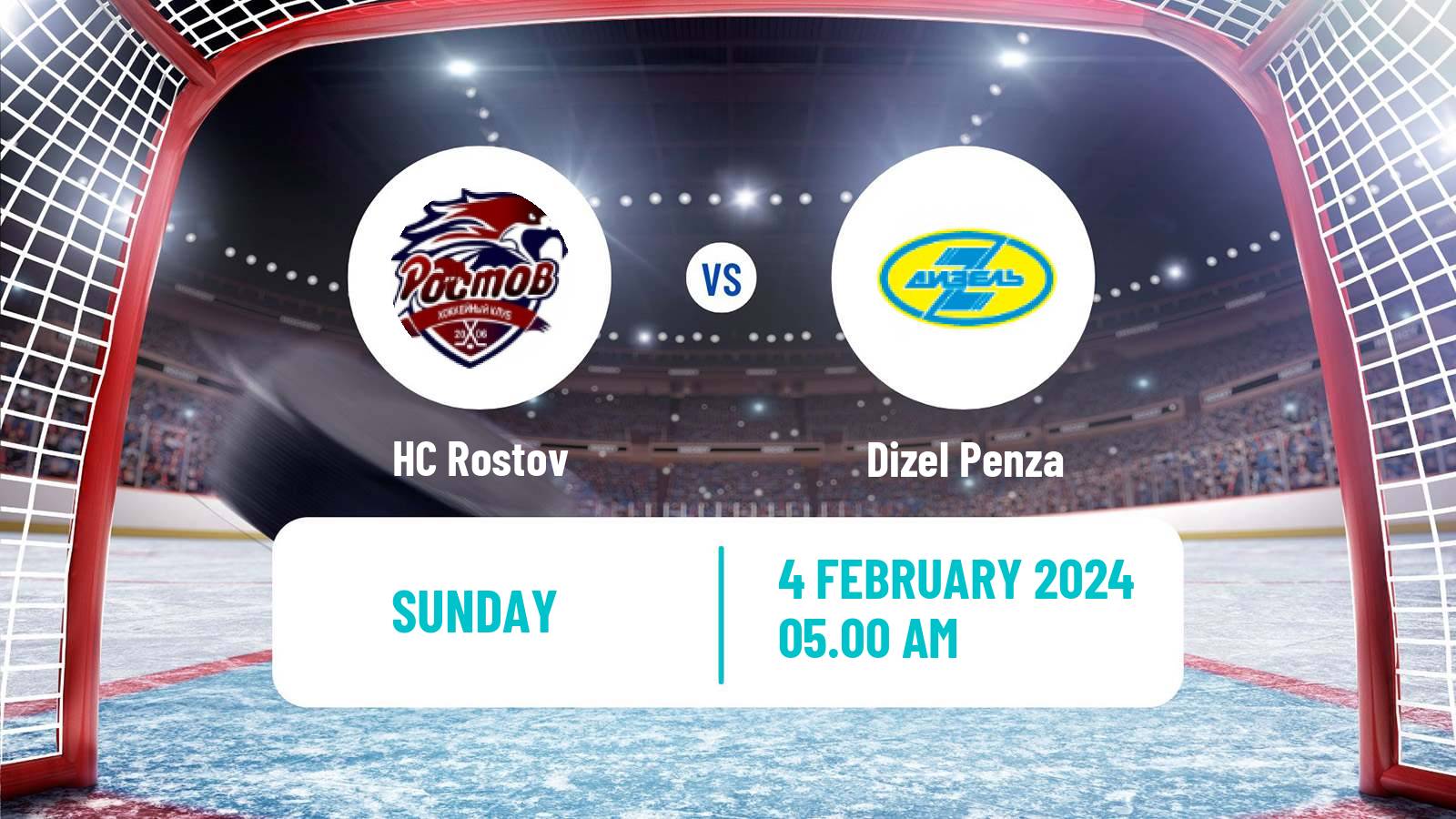 Hockey VHL Rostov - Dizel Penza
