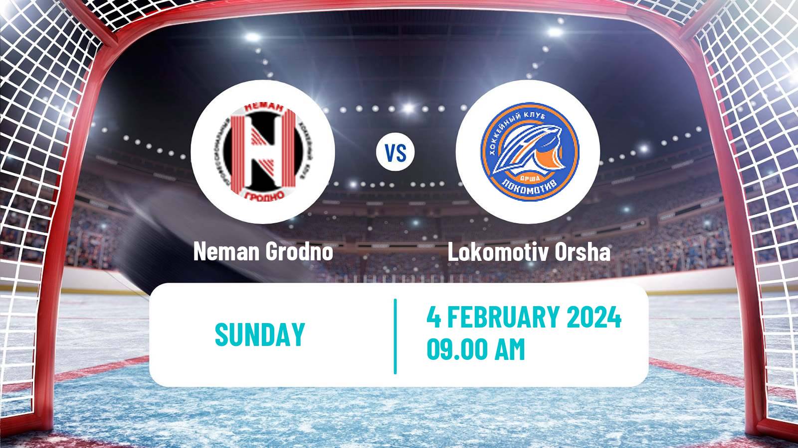 Hockey Belarusian Extraleague Neman Grodno - Lokomotiv Orsha