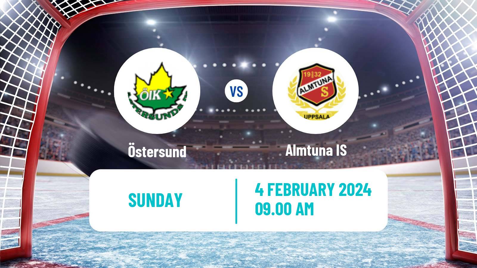 Hockey Swedish Hockey Allsvenskan Östersund - Almtuna IS