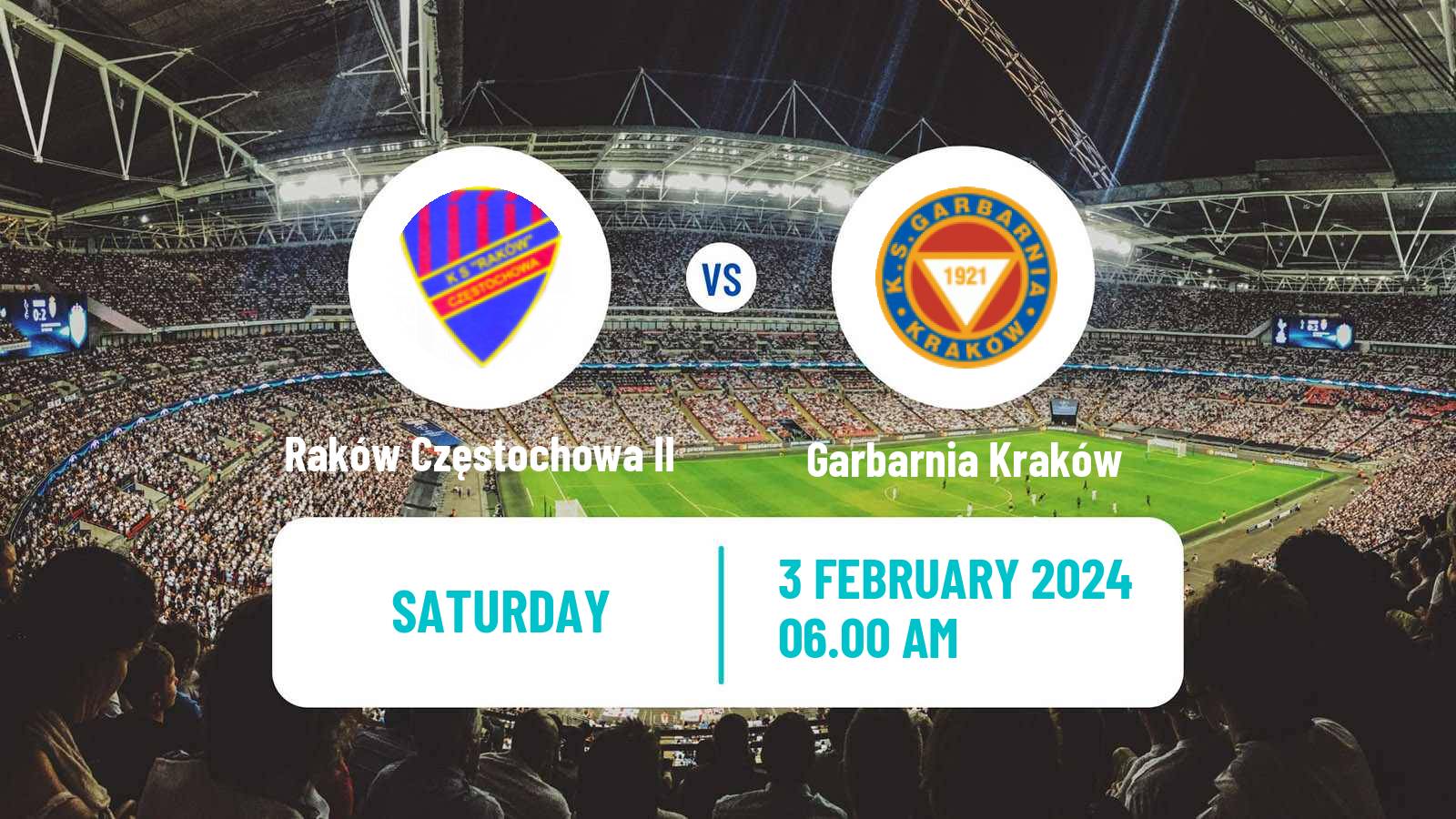 Soccer Club Friendly Raków Częstochowa II - Garbarnia Kraków