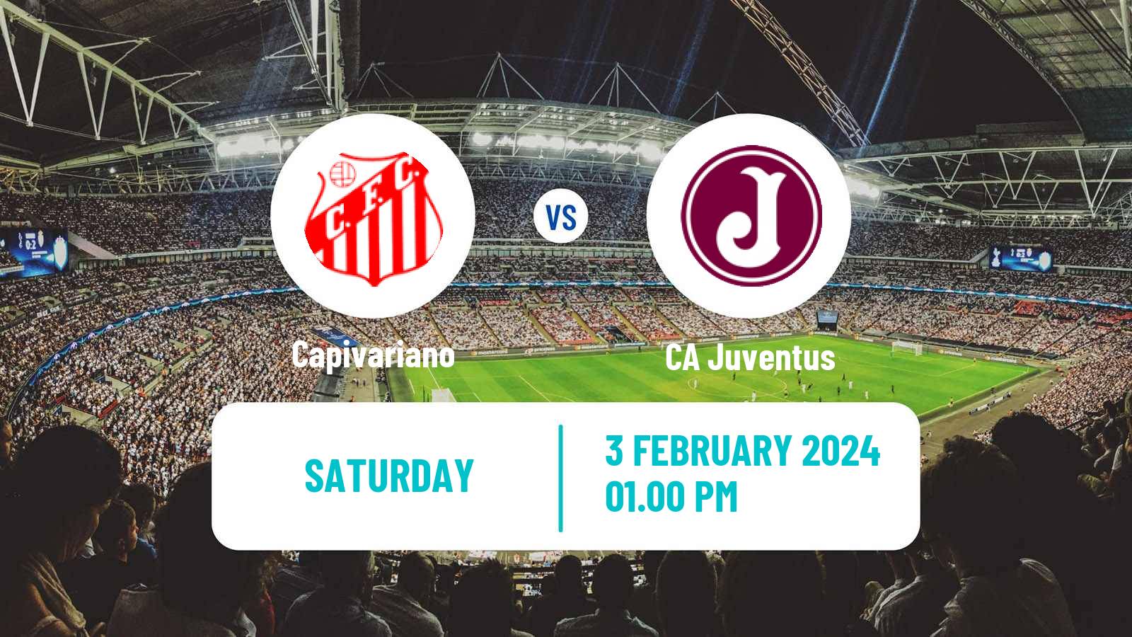 Soccer Brazilian Campeonato Paulista A2 Capivariano - CA Juventus