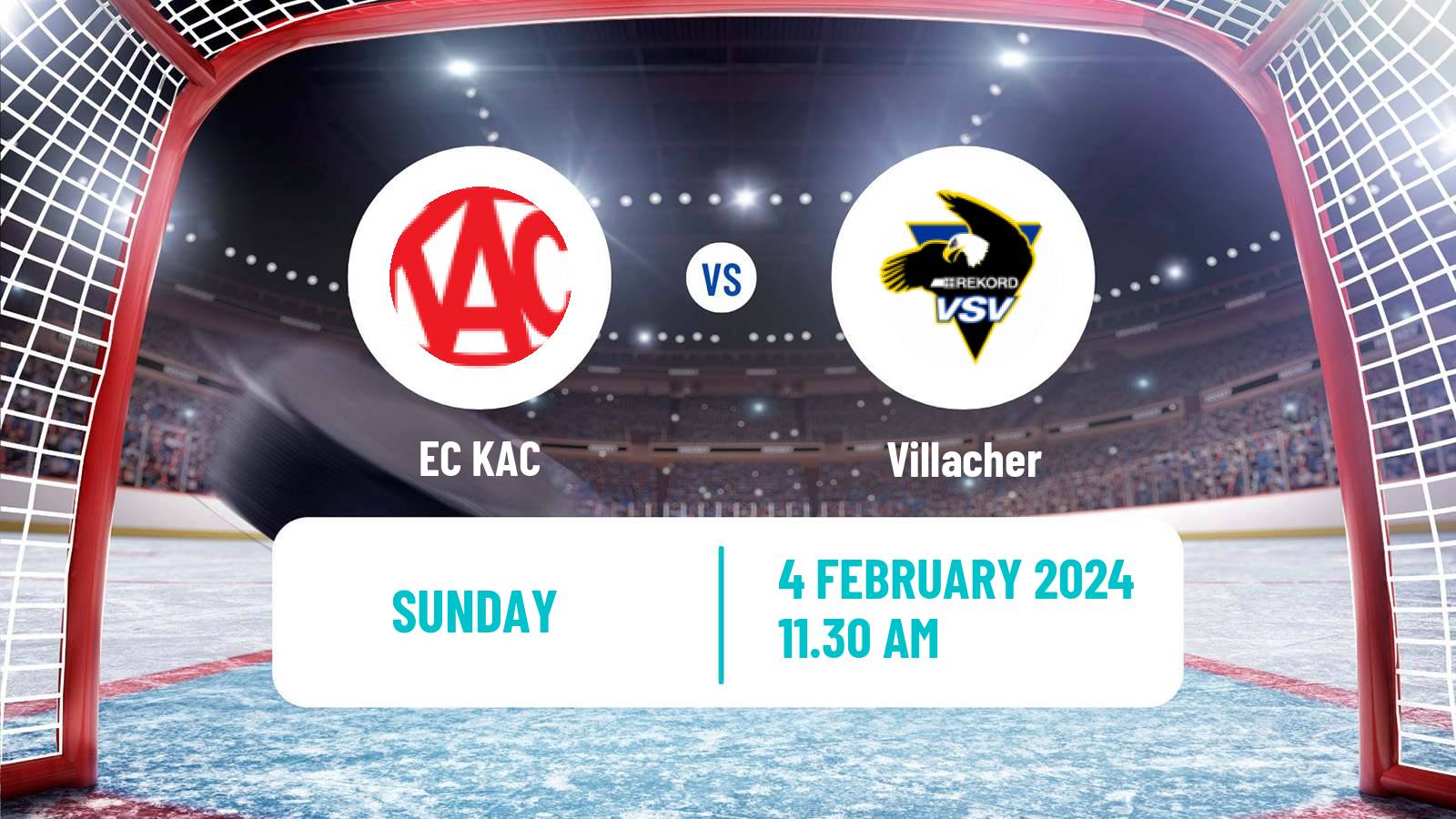 Hockey Austrian Ice Hockey League EC KAC - Villacher