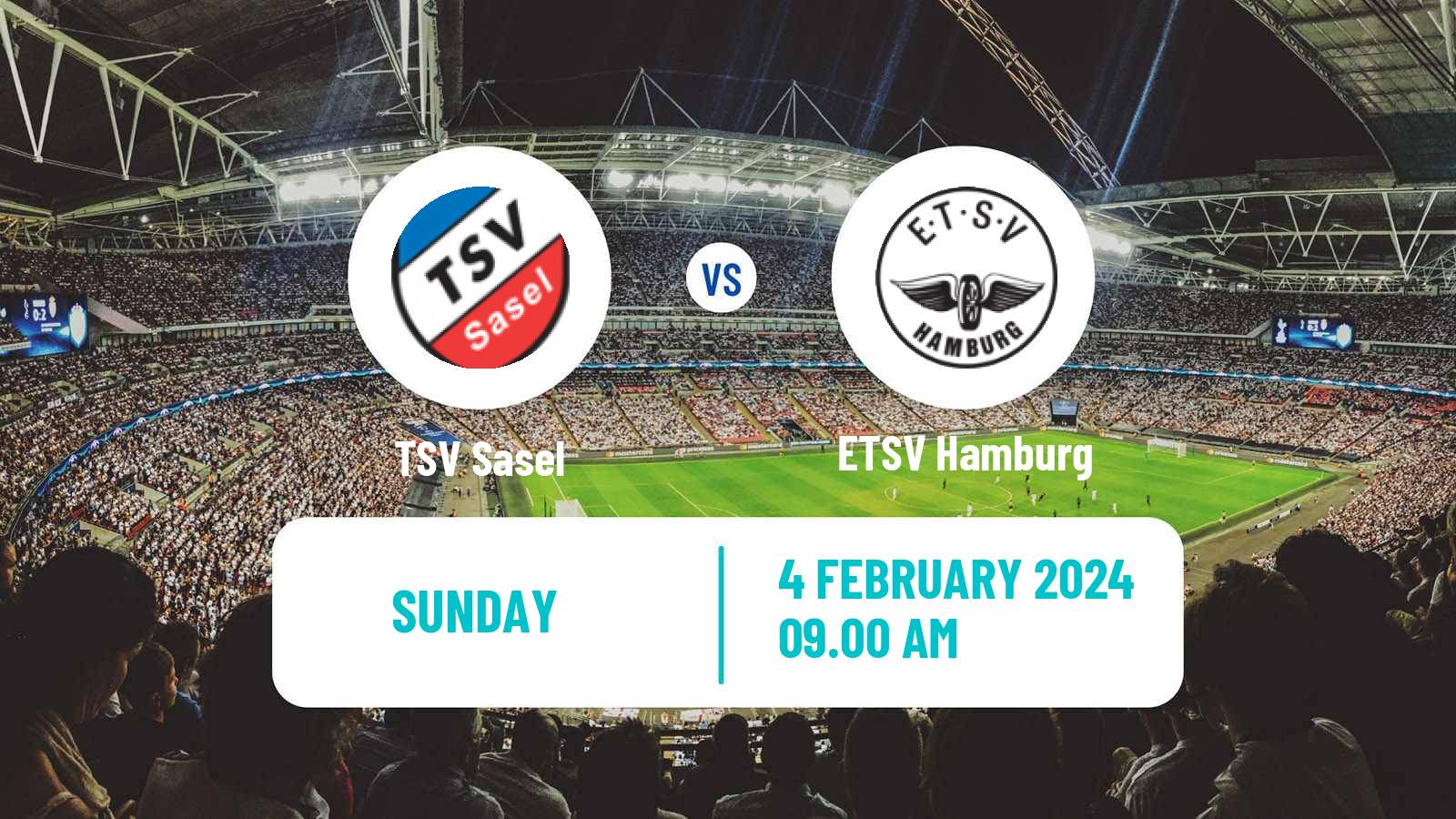 Soccer German Oberliga Hamburg Sasel - ETSV Hamburg