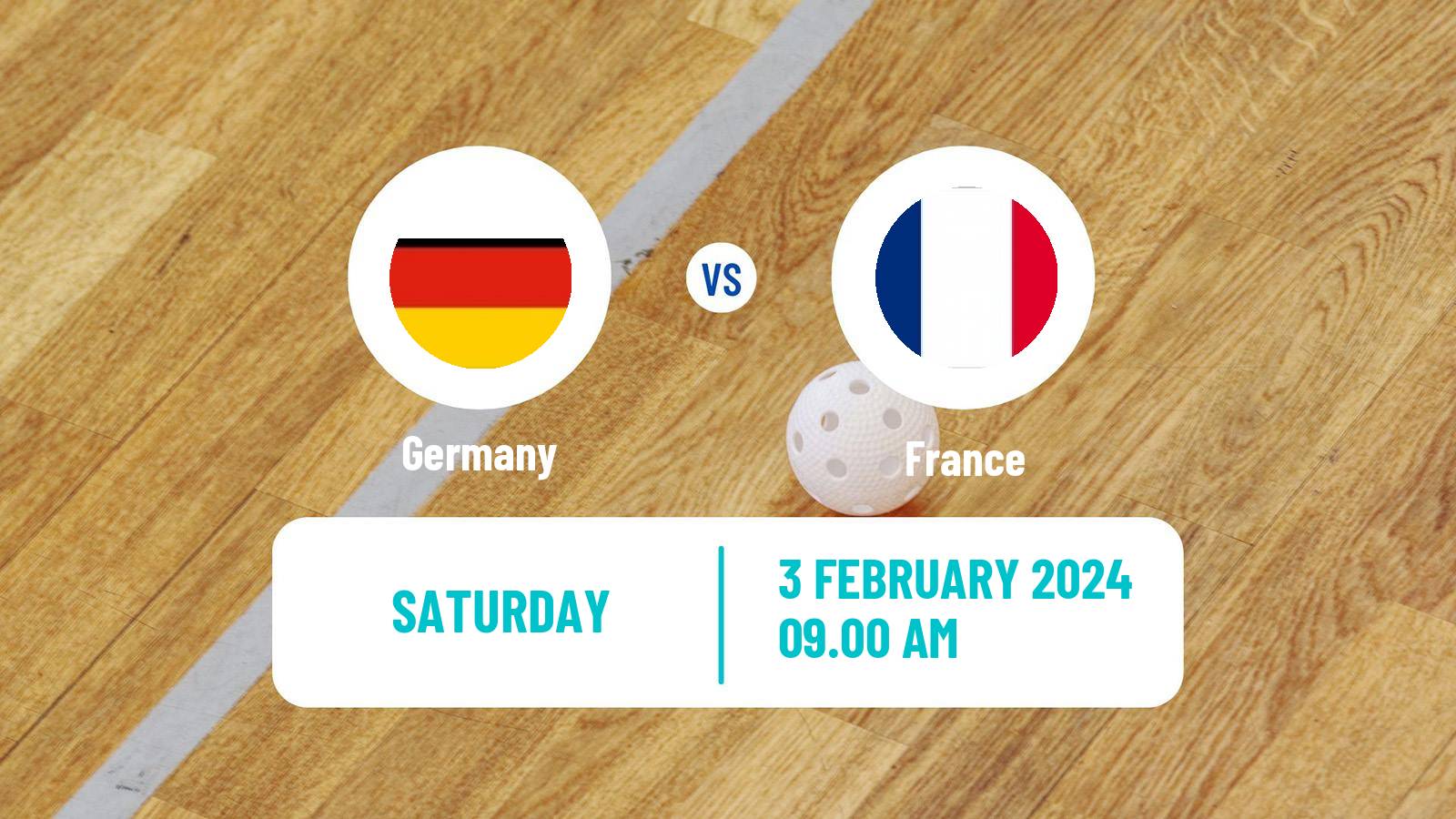 Floorball World Championship Floorball Germany - France