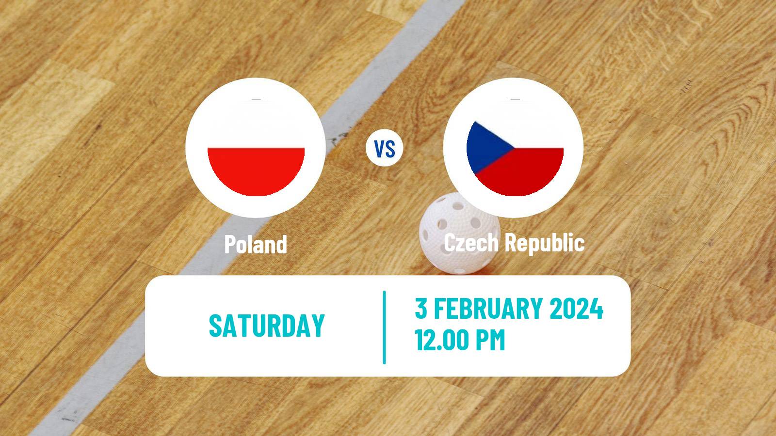 Floorball World Championship Floorball Poland - Czech Republic