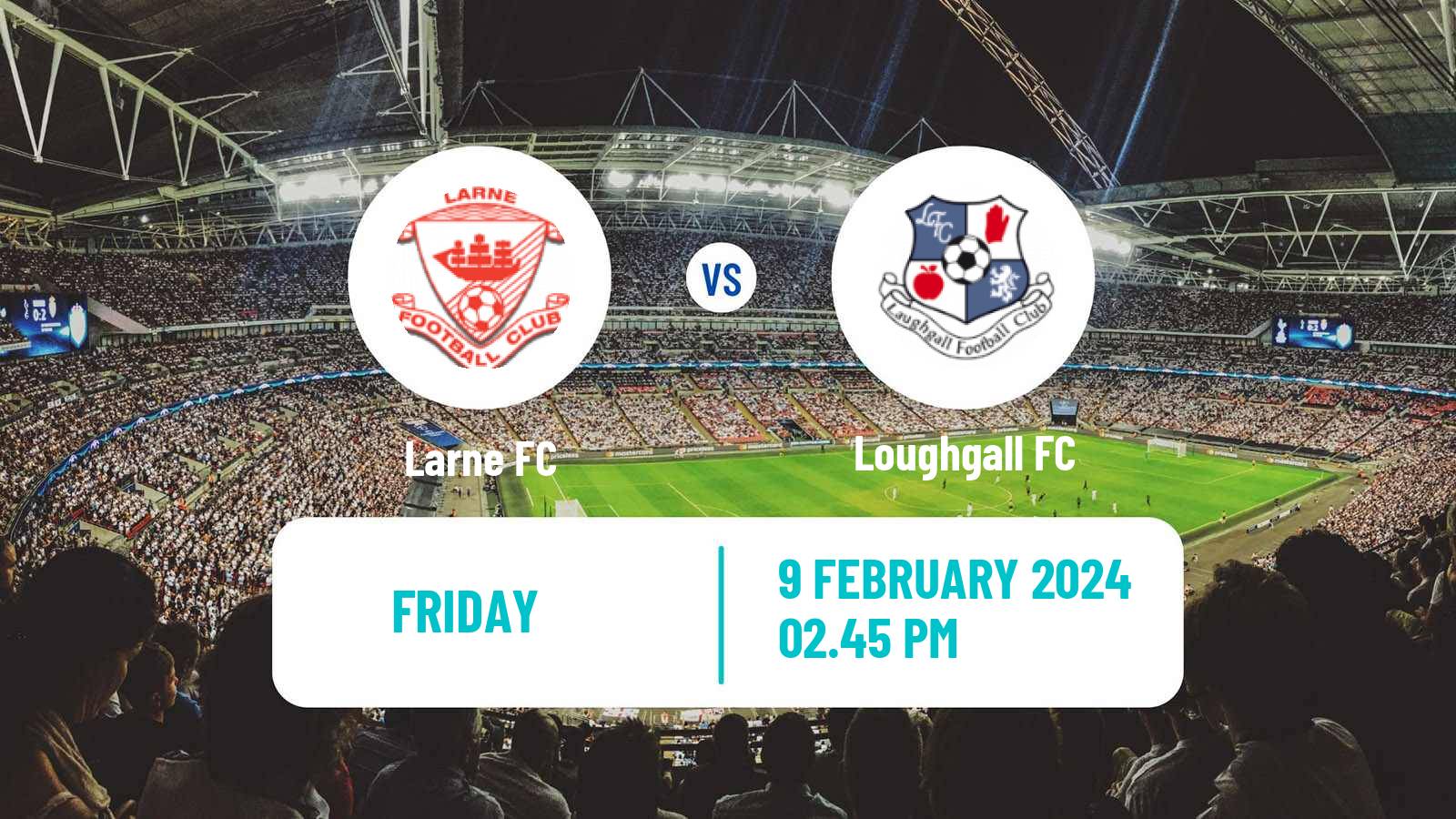 Soccer Northern Irish Premiership Larne - Loughgall