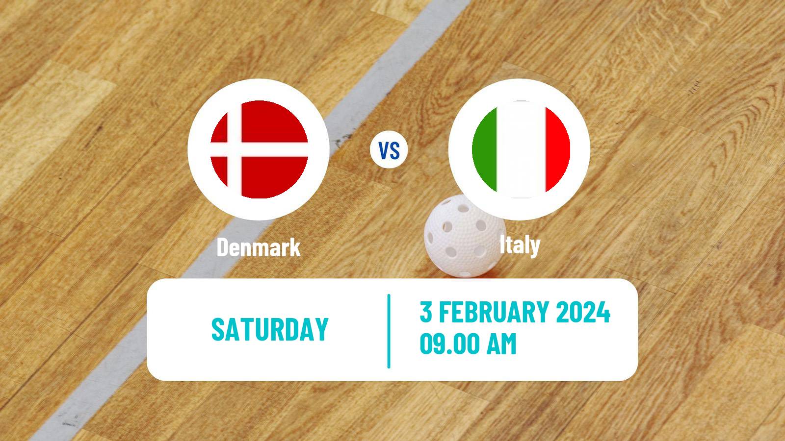 Floorball World Championship Floorball Denmark - Italy