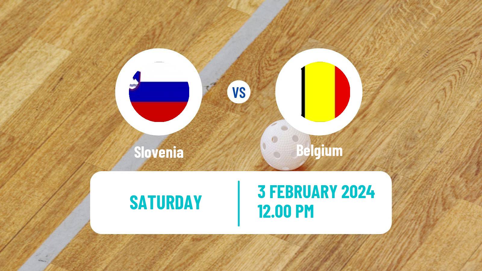 Floorball World Championship Floorball Slovenia - Belgium