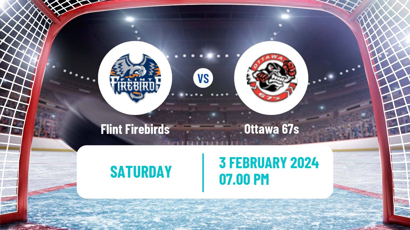 Hockey OHL Flint Firebirds - Ottawa 67s