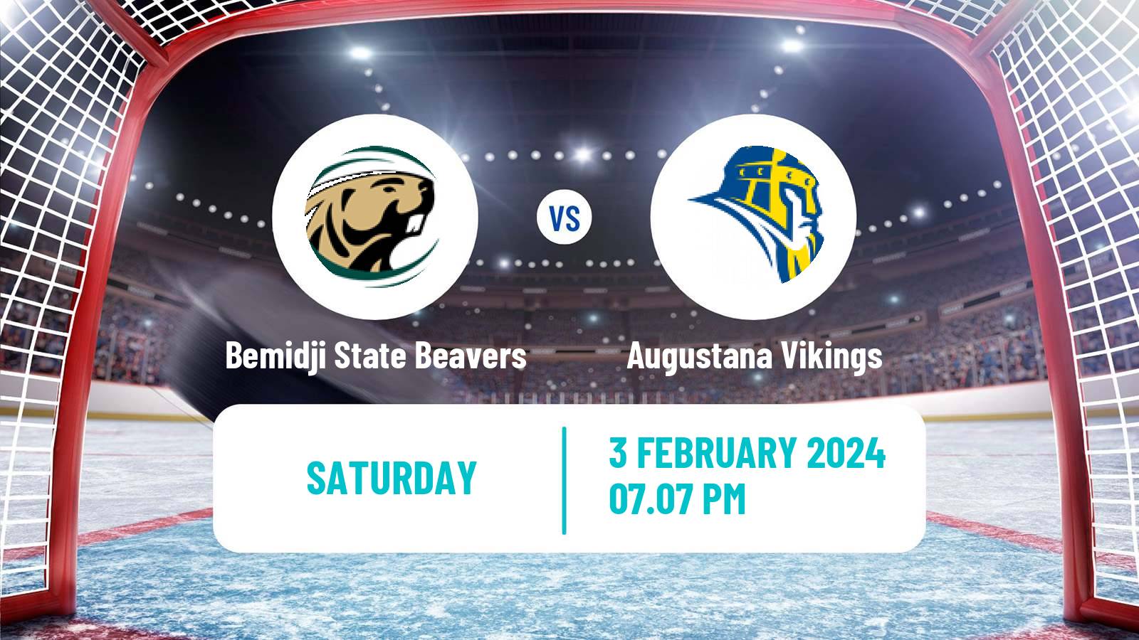 Hockey NCAA Hockey Bemidji State Beavers - Augustana Vikings