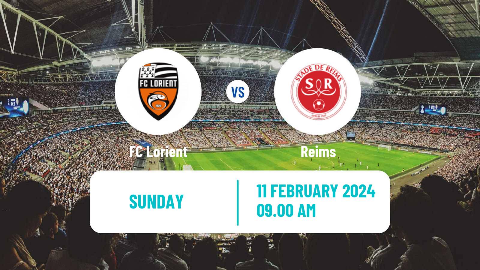 Soccer French Ligue 1 Lorient - Reims
