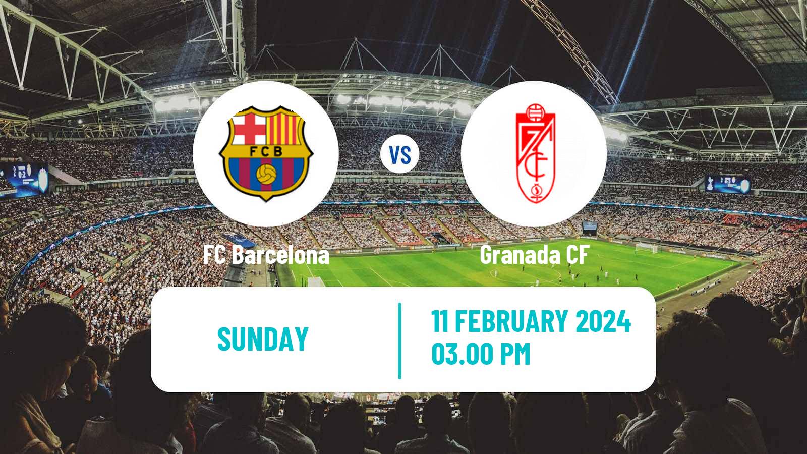 Soccer Spanish LaLiga Barcelona - Granada