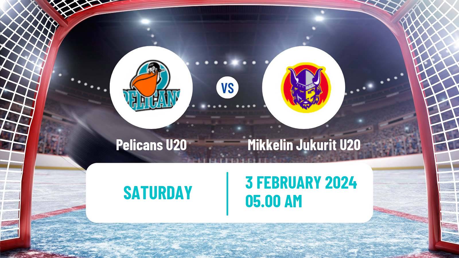 Hockey Finnish SM-sarja U20 Pelicans U20 - Mikkelin Jukurit U20