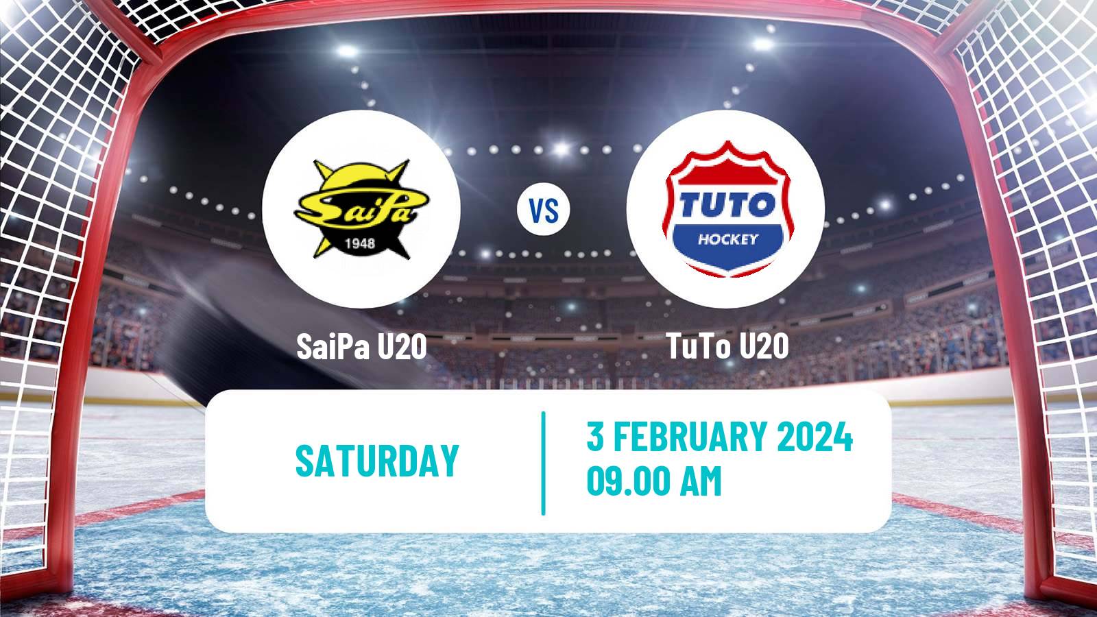 Hockey Finnish SM-sarja U20 SaiPa U20 - TuTo U20