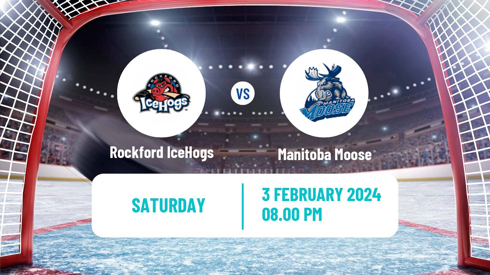 Hockey AHL Rockford IceHogs - Manitoba Moose