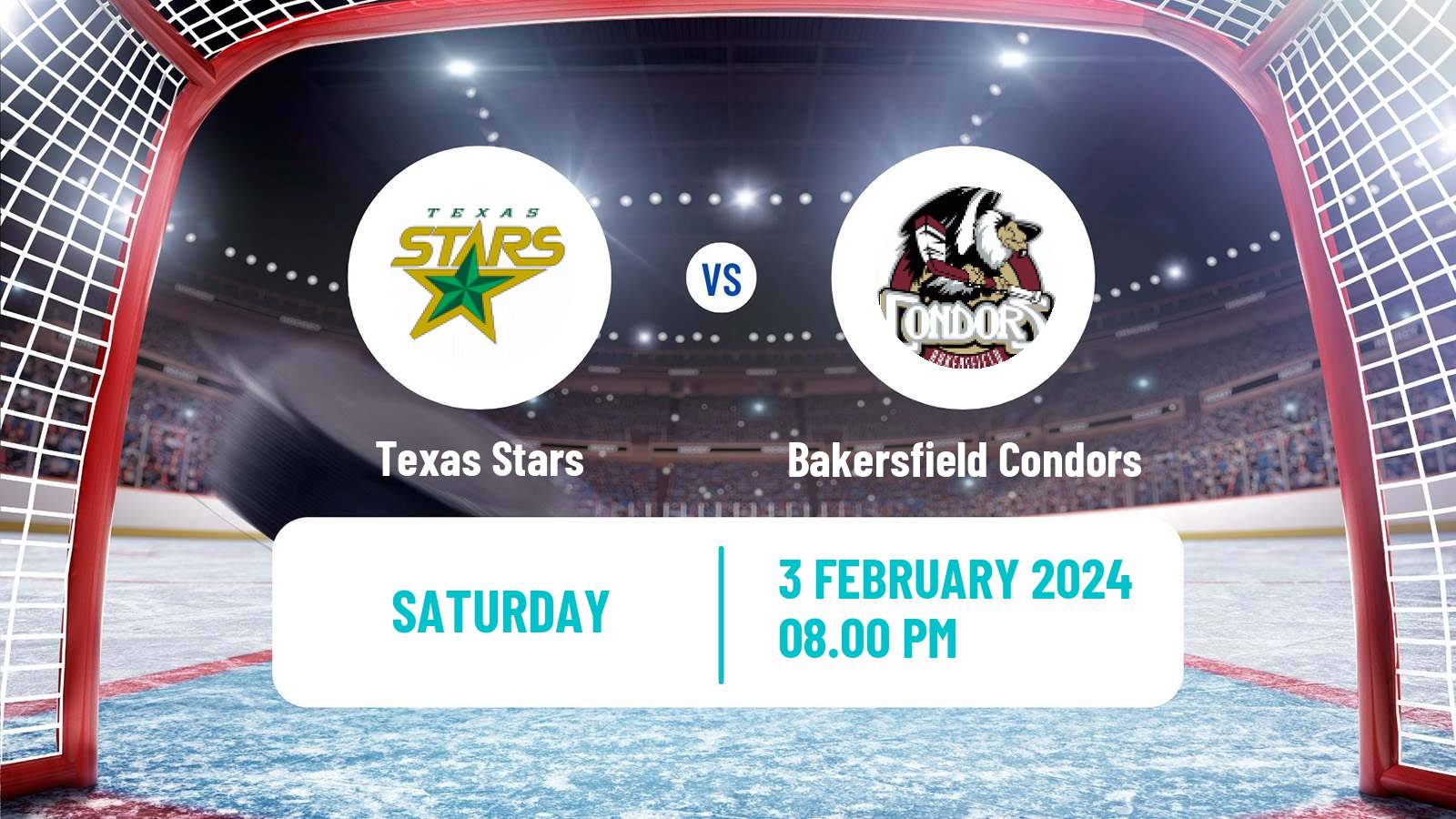 Hockey AHL Texas Stars - Bakersfield Condors