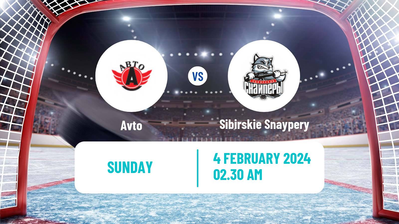 Hockey MHL Avto - Sibirskie Snaypery