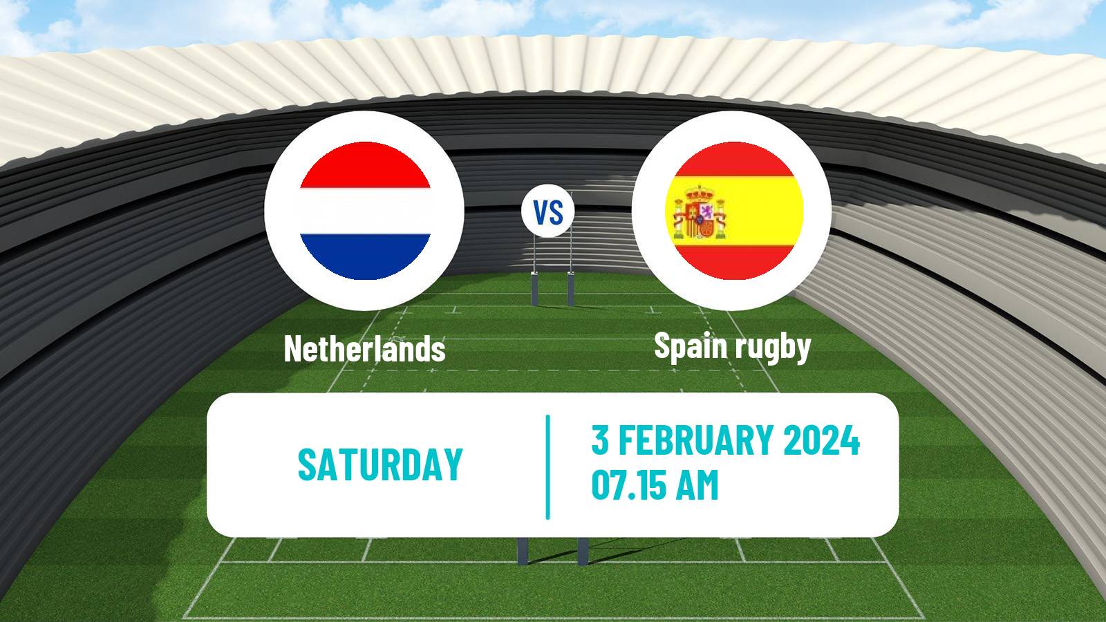 Rugby union Rugby Europe Championship Netherlands - Spain