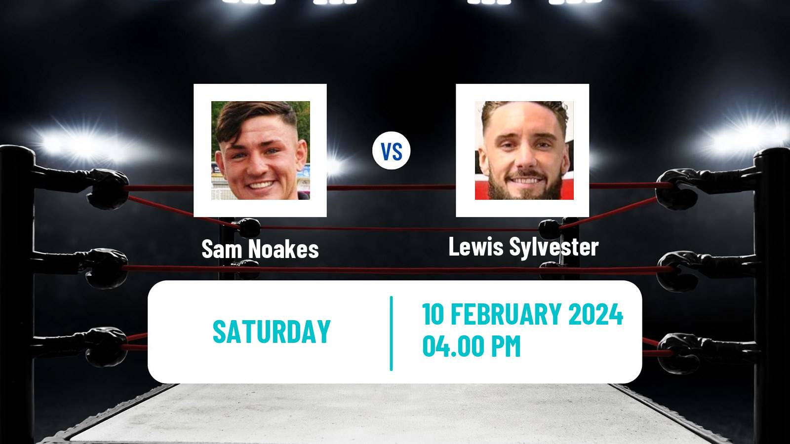 Boxing Lightweight Commonwealth WBC International Silver Titles Men Sam Noakes - Lewis Sylvester