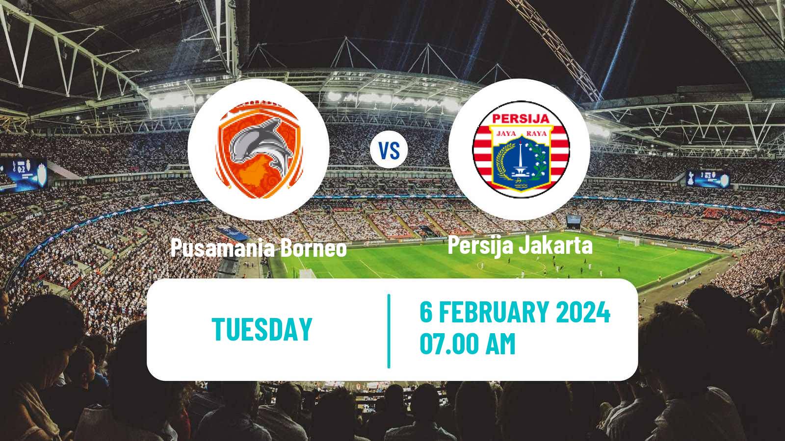 Soccer Indonesian Liga 1 Pusamania Borneo - Persija Jakarta