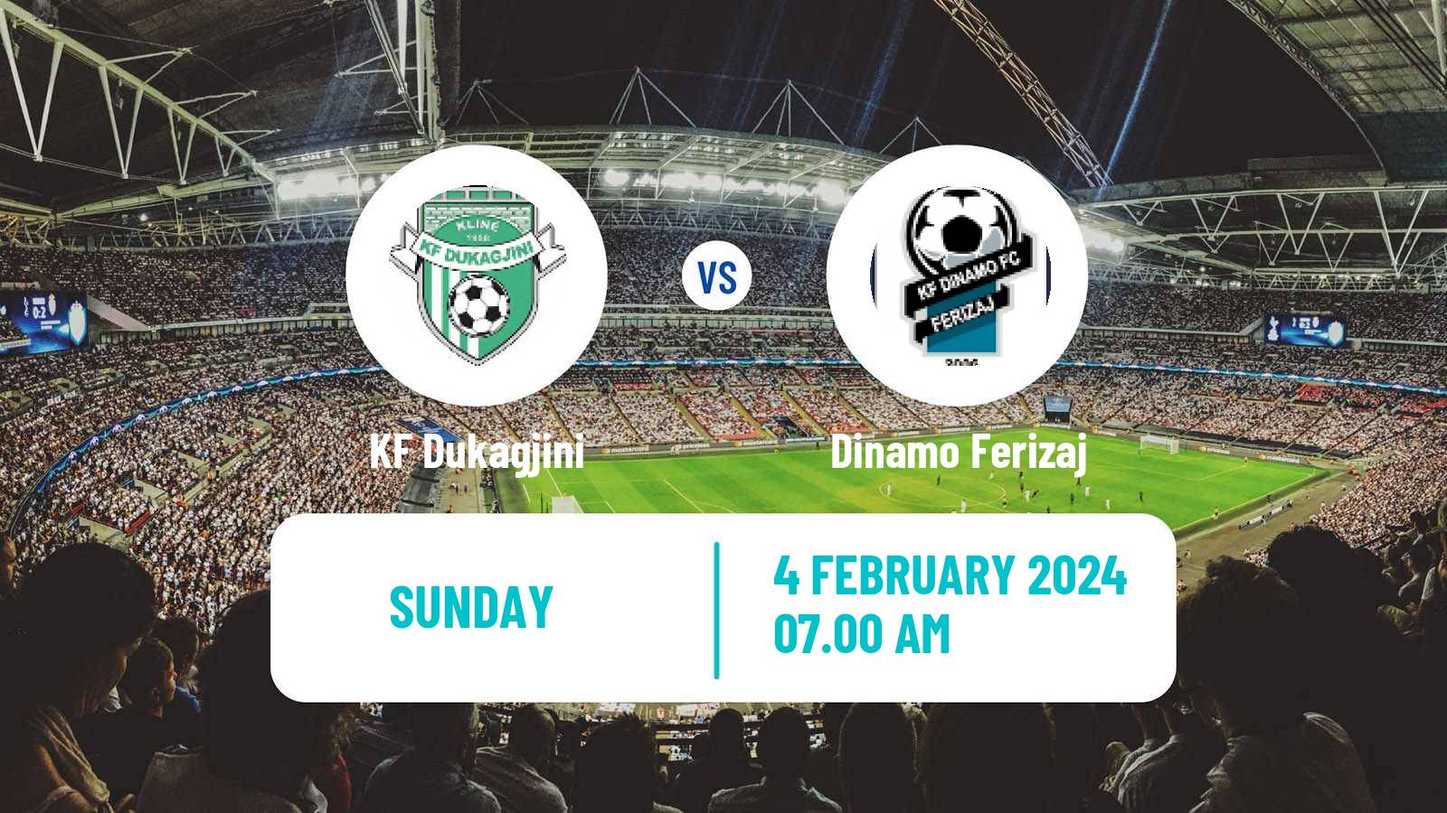Soccer Kosovo Cup Dukagjini - Dinamo Ferizaj