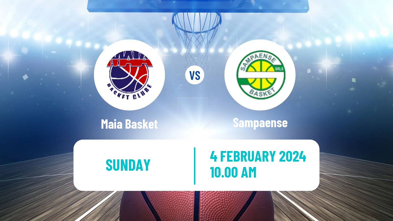 Basketball Portuguese Proliga Basketball Maia - Sampaense