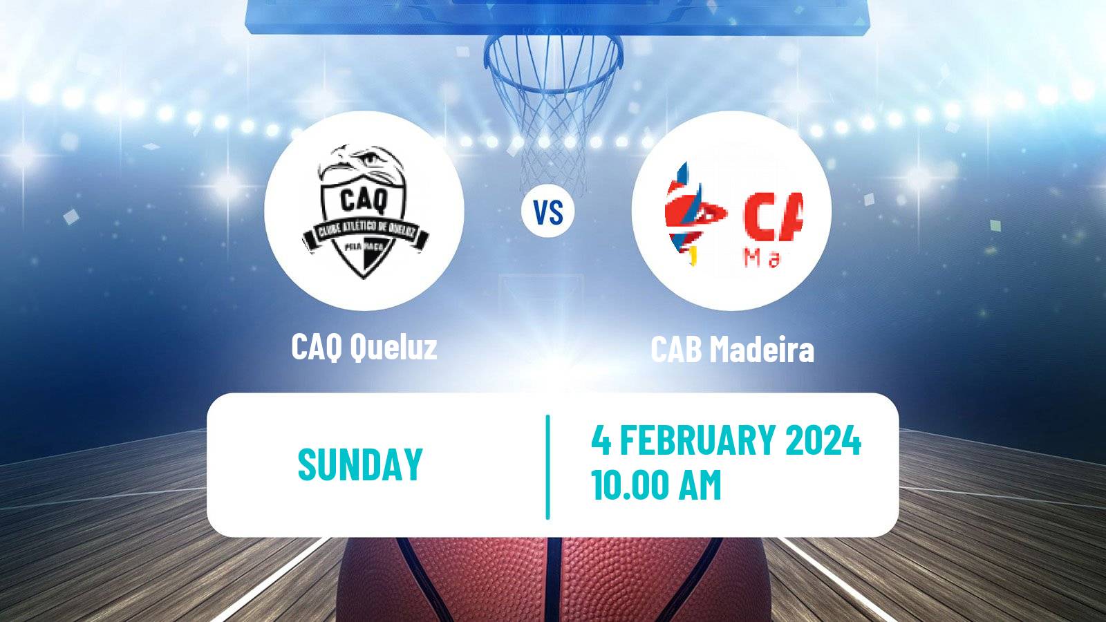 Basketball Portuguese Proliga Basketball CAQ Queluz - Madeira