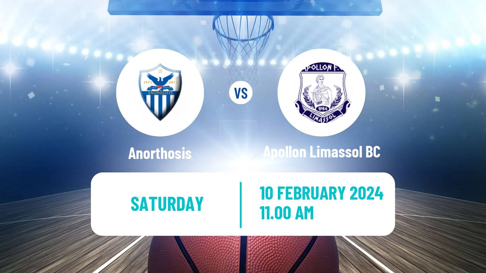 Basketball Cypriot Division A Basketball Anorthosis - Apollon Limassol BC