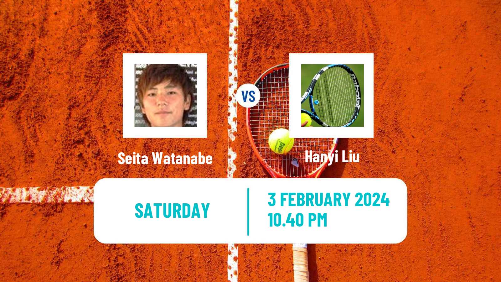Tennis Burnie 2 Challenger Men Seita Watanabe - Hanyi Liu