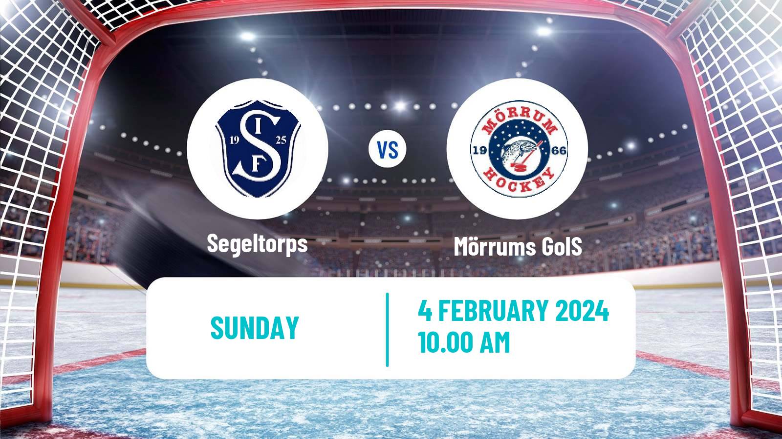 Hockey Swedish HockeyEttan Sodra Var Segeltorps - Mörrums GoIS