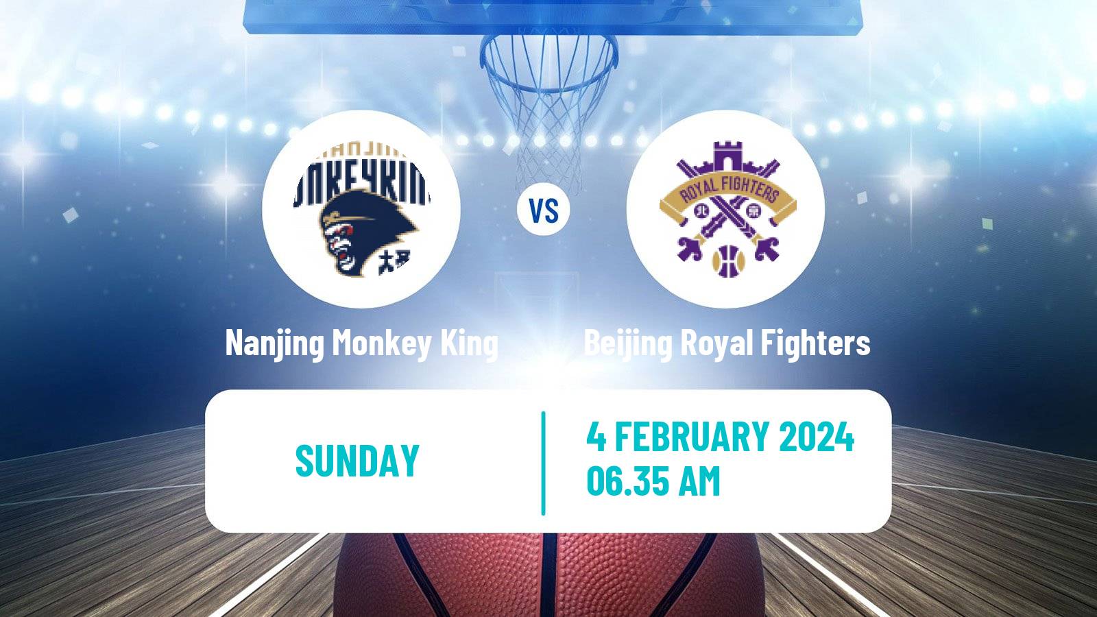 Basketball CBA Nanjing Monkey King - Beijing Royal Fighters
