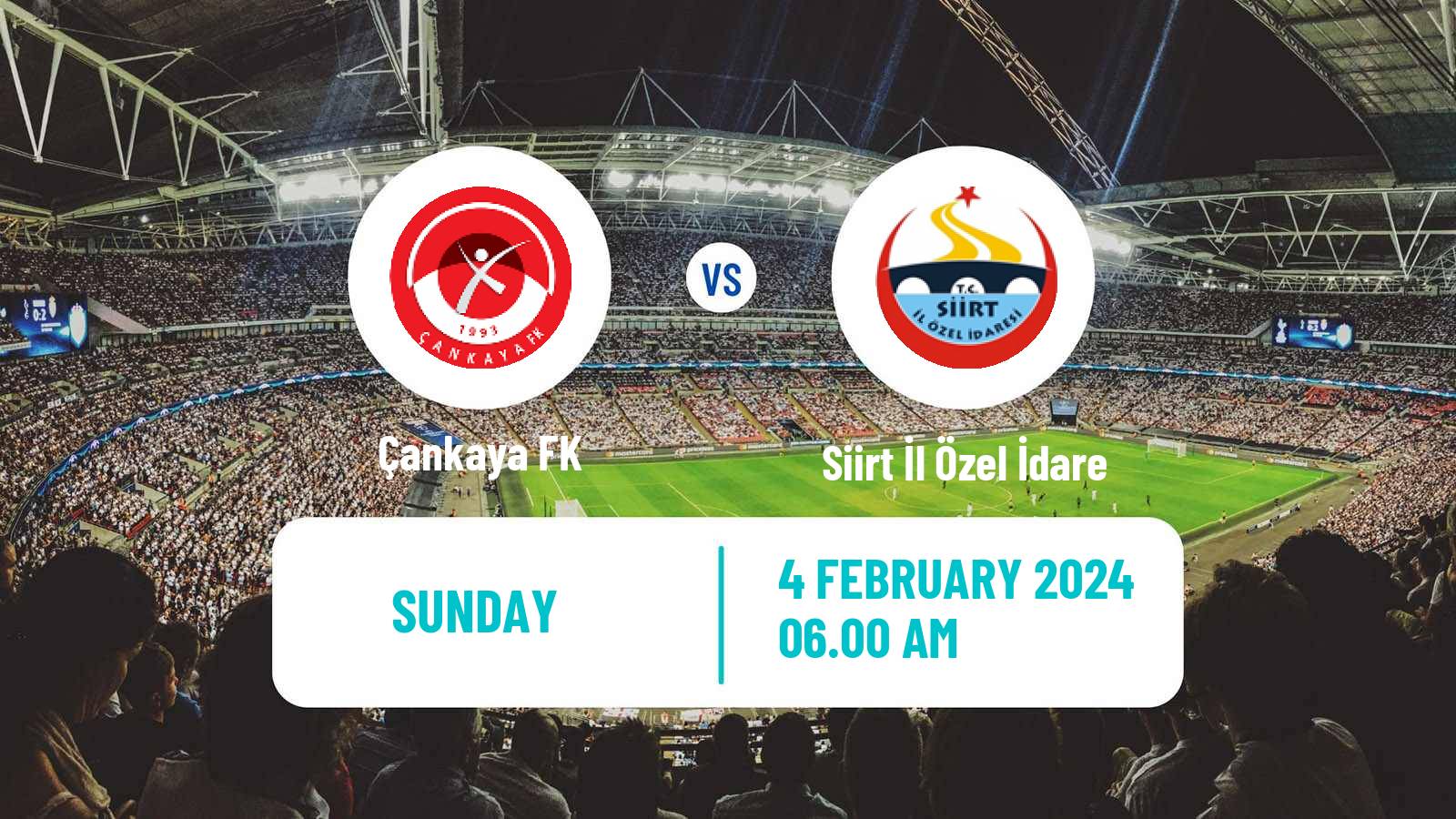Soccer Turkish 3 Lig Group 4 Çankaya - Siirt İl Özel İdare