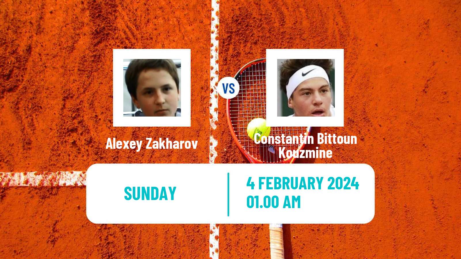 Tennis Chennai Challenger Men Alexey Zakharov - Constantin Bittoun Kouzmine