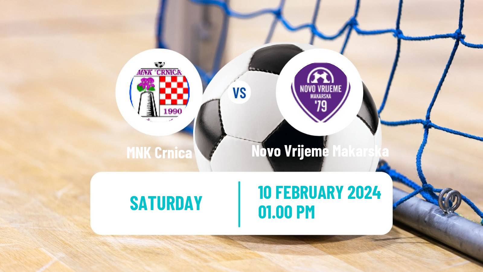 Futsal Croatian 1 HMNL Crnica - Novo Vrijeme Makarska