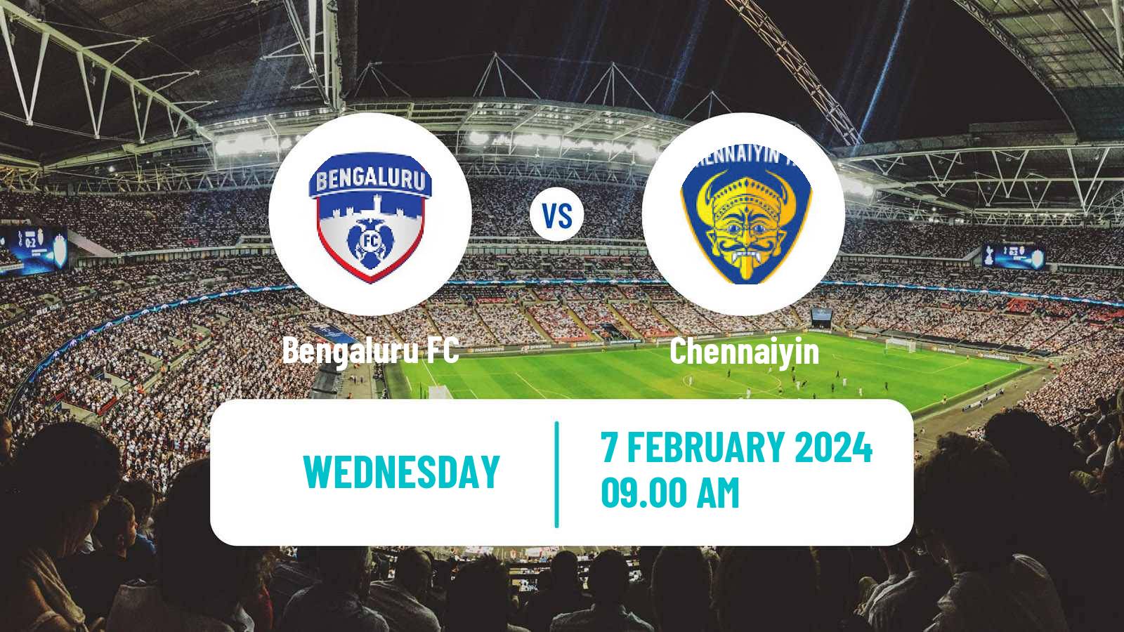 Soccer Indian ISL Bengaluru - Chennaiyin