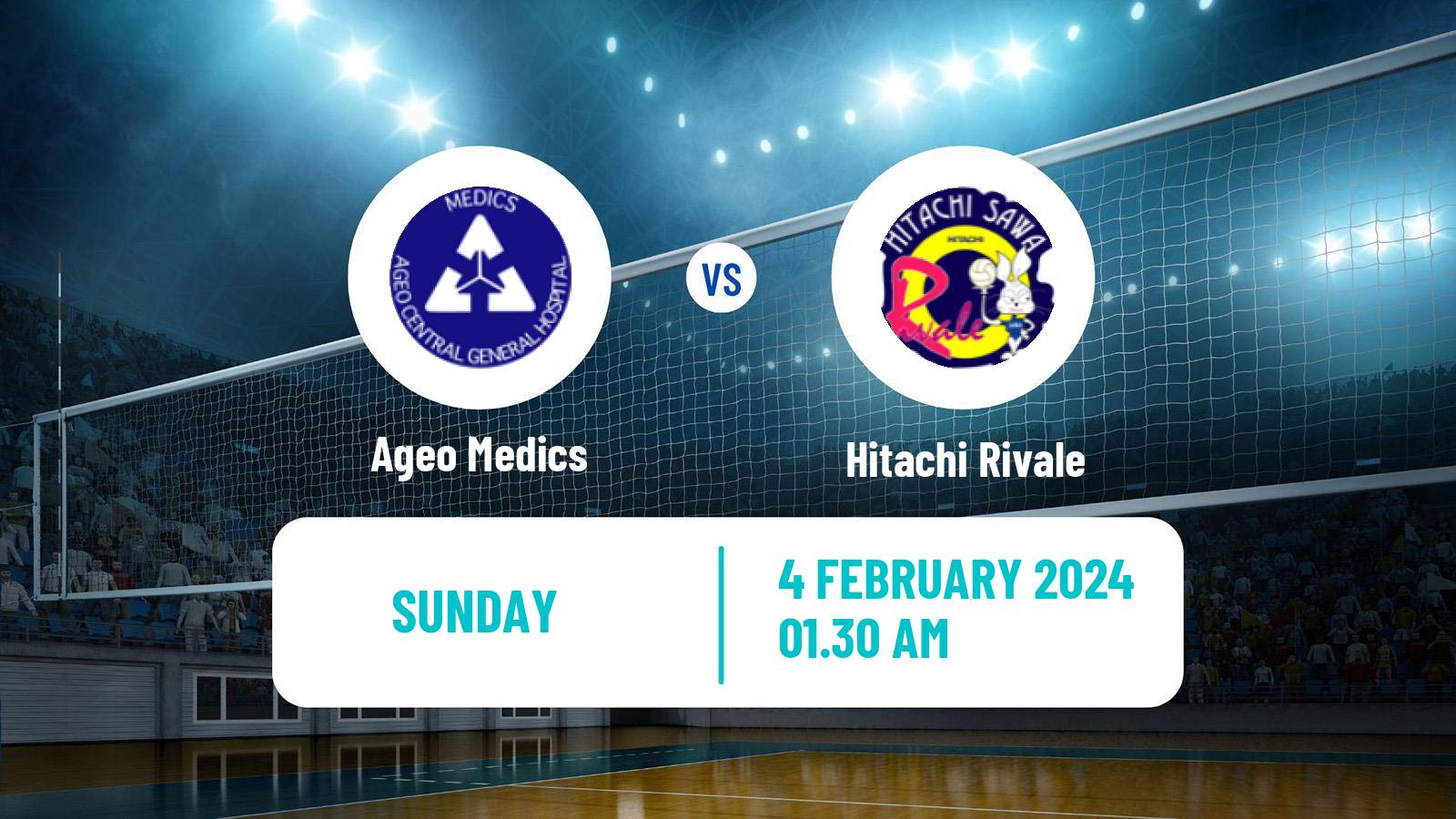 Volleyball Japan V Premier League Women Ageo Medics - Hitachi Rivale
