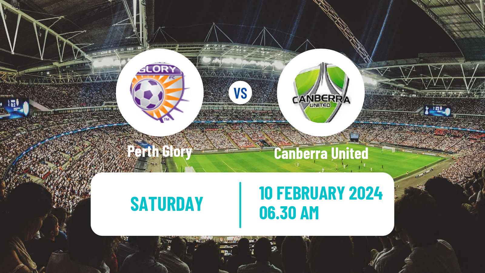 Soccer Australian A-League Women Perth Glory - Canberra United