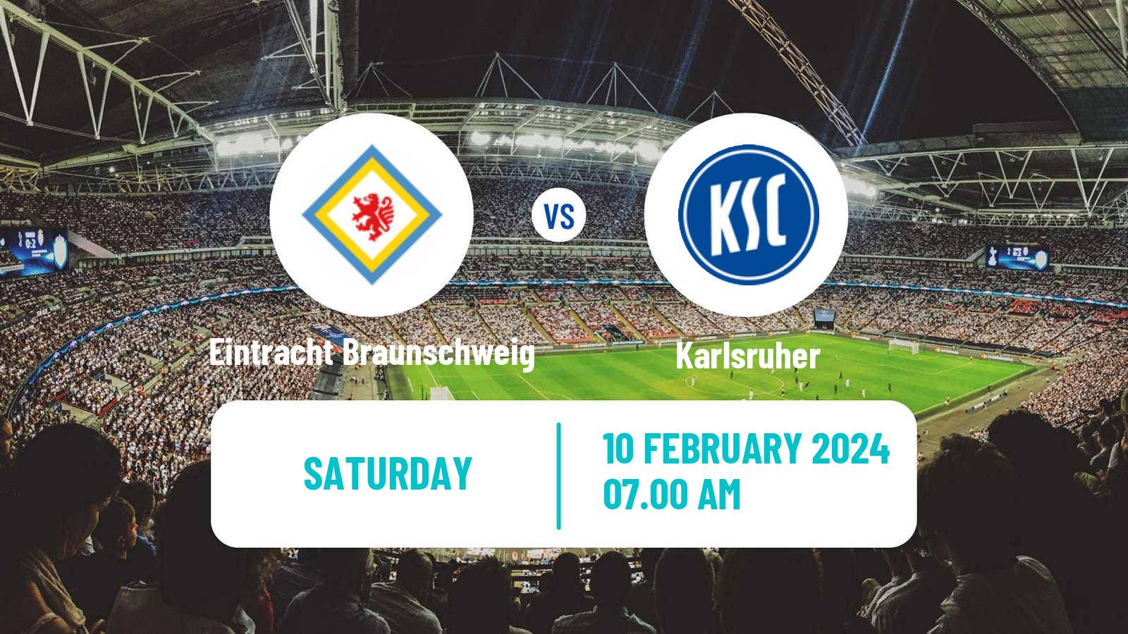 Soccer German 2 Bundesliga Eintracht Braunschweig - Karlsruher