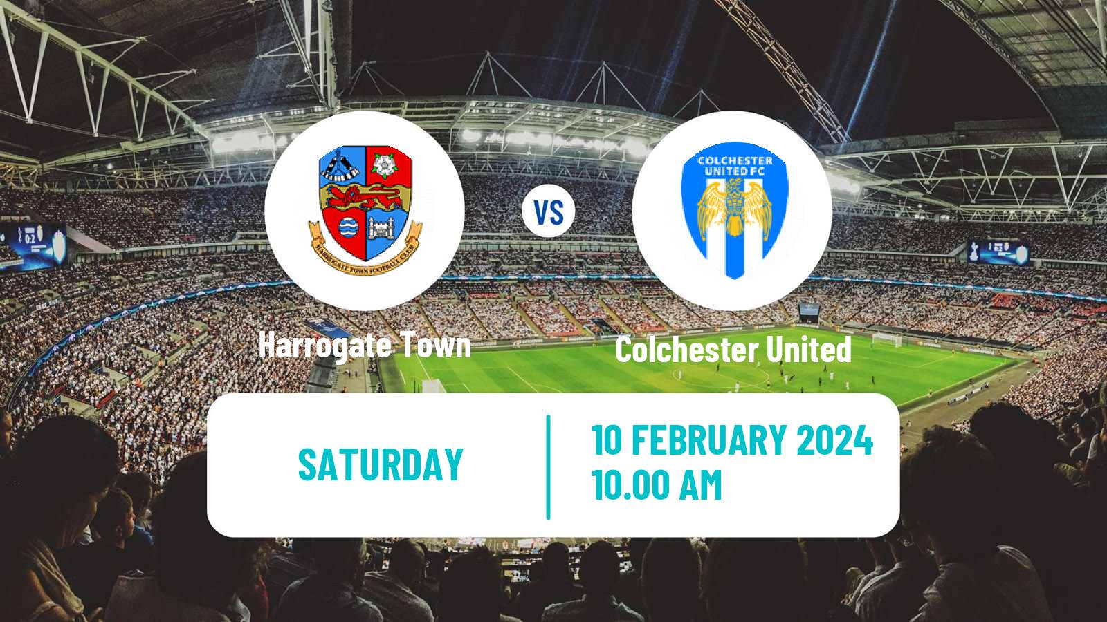 Soccer English League Two Harrogate Town - Colchester United